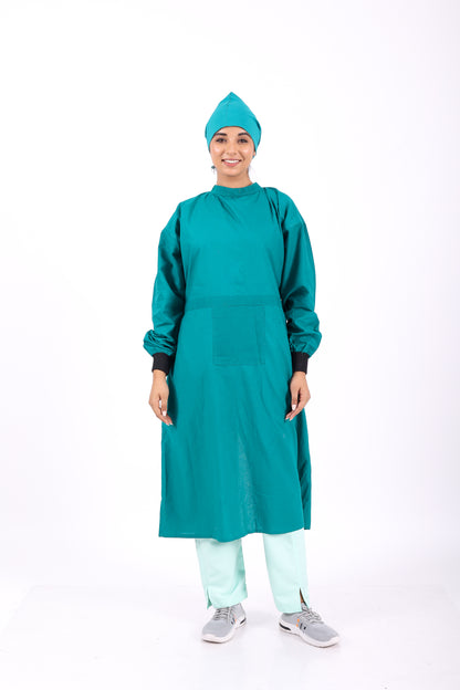 POLARIS MEDIFABRICS Women’s Pure Cotton Hospital Surgical Ot Gown