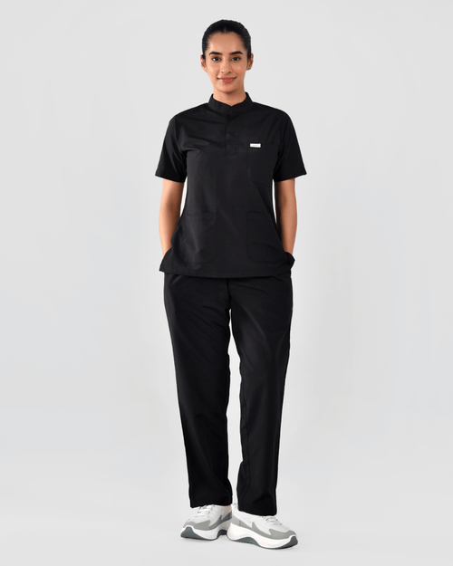 Women's Mandarin Collar Elite Scrub Set