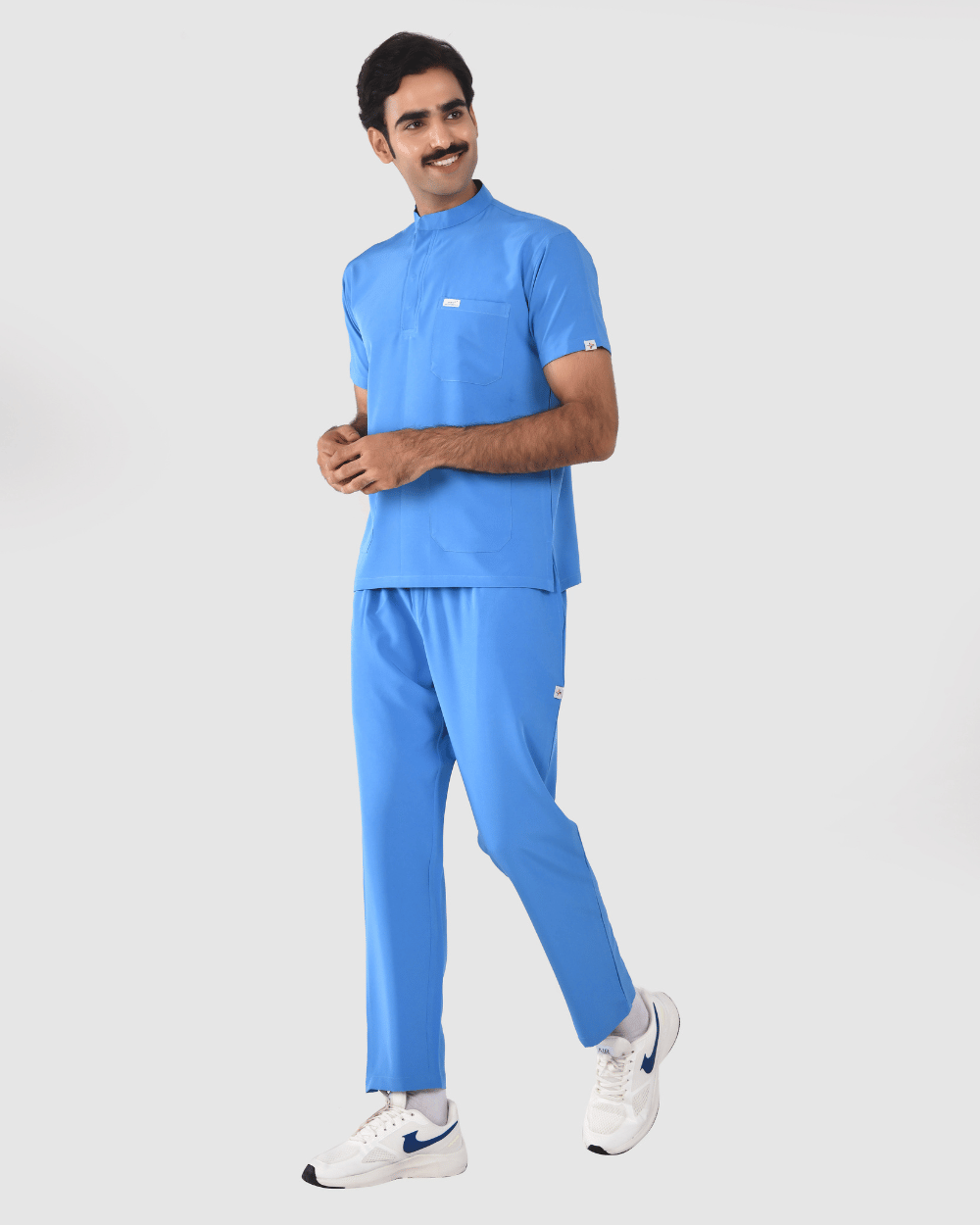 Men's Mandarin Collar Elite Scrub Set