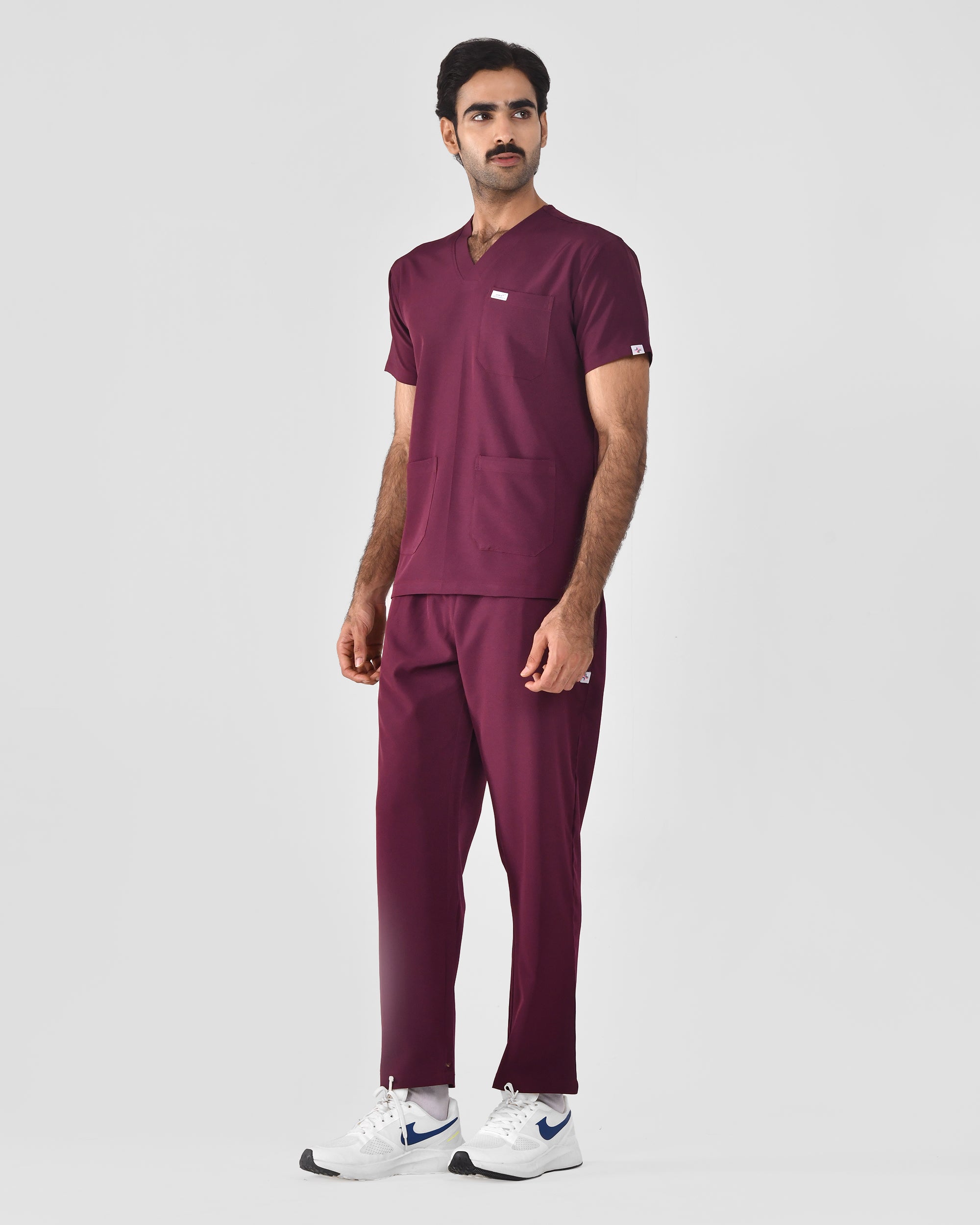 Men's V-Neck Lycra Scrub