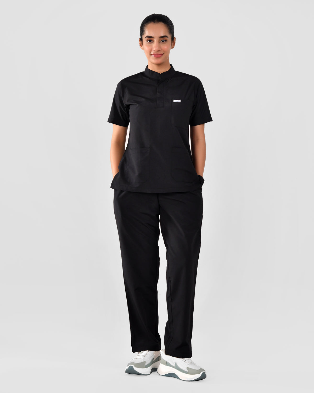 Women's Mandarin Collar Elite Scrub Set