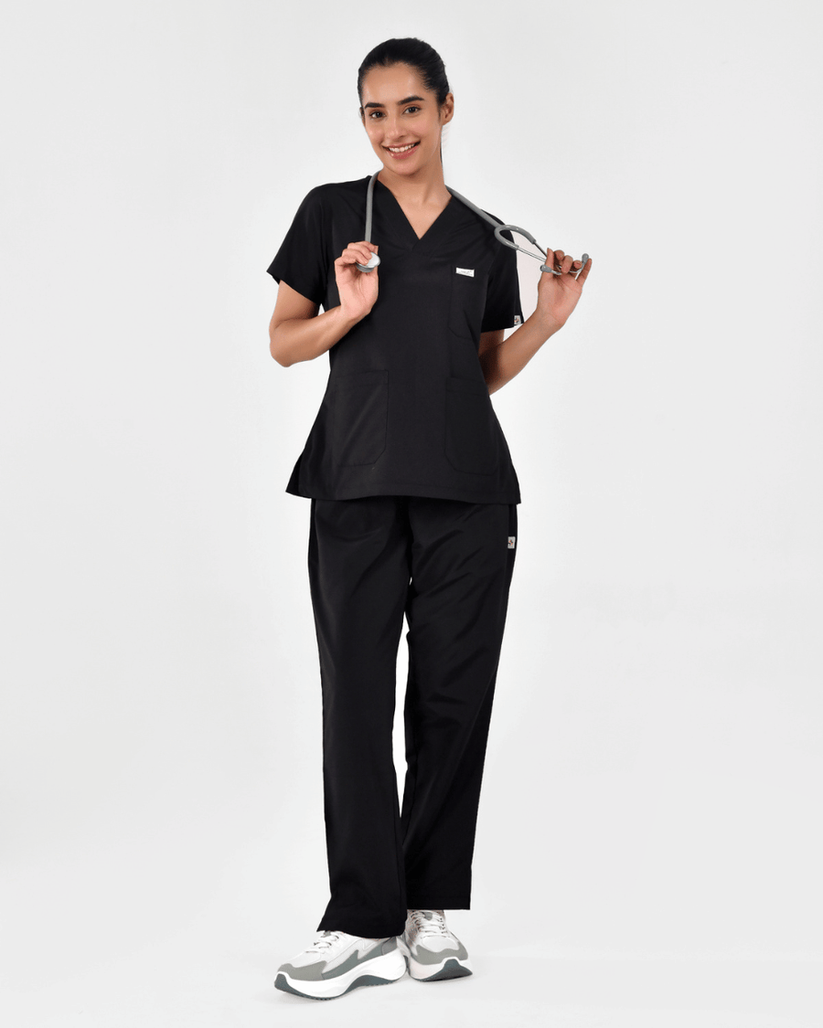 FlaxPro Women's V-Neck Scrub