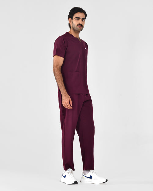 Men's V-Neck Lycra Scrub