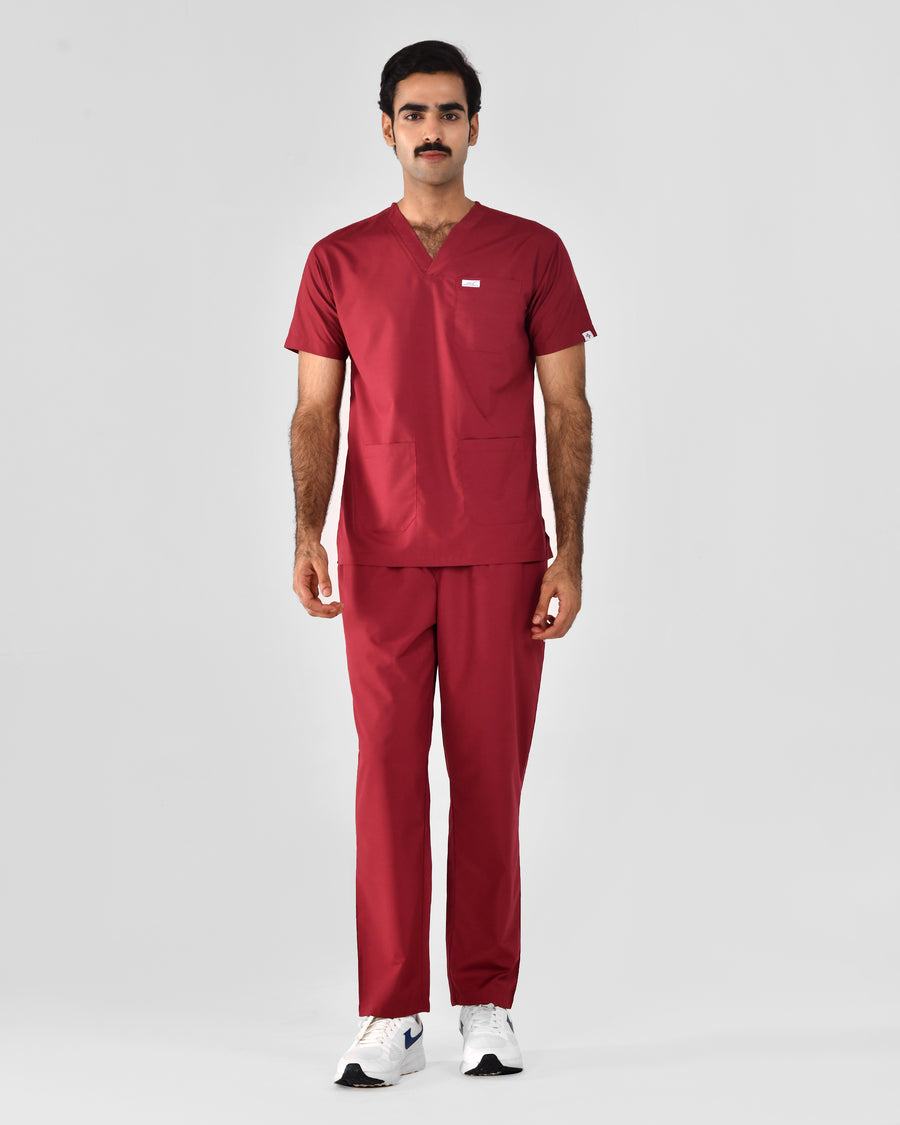 Men's Classic V-Neck Scrub Set