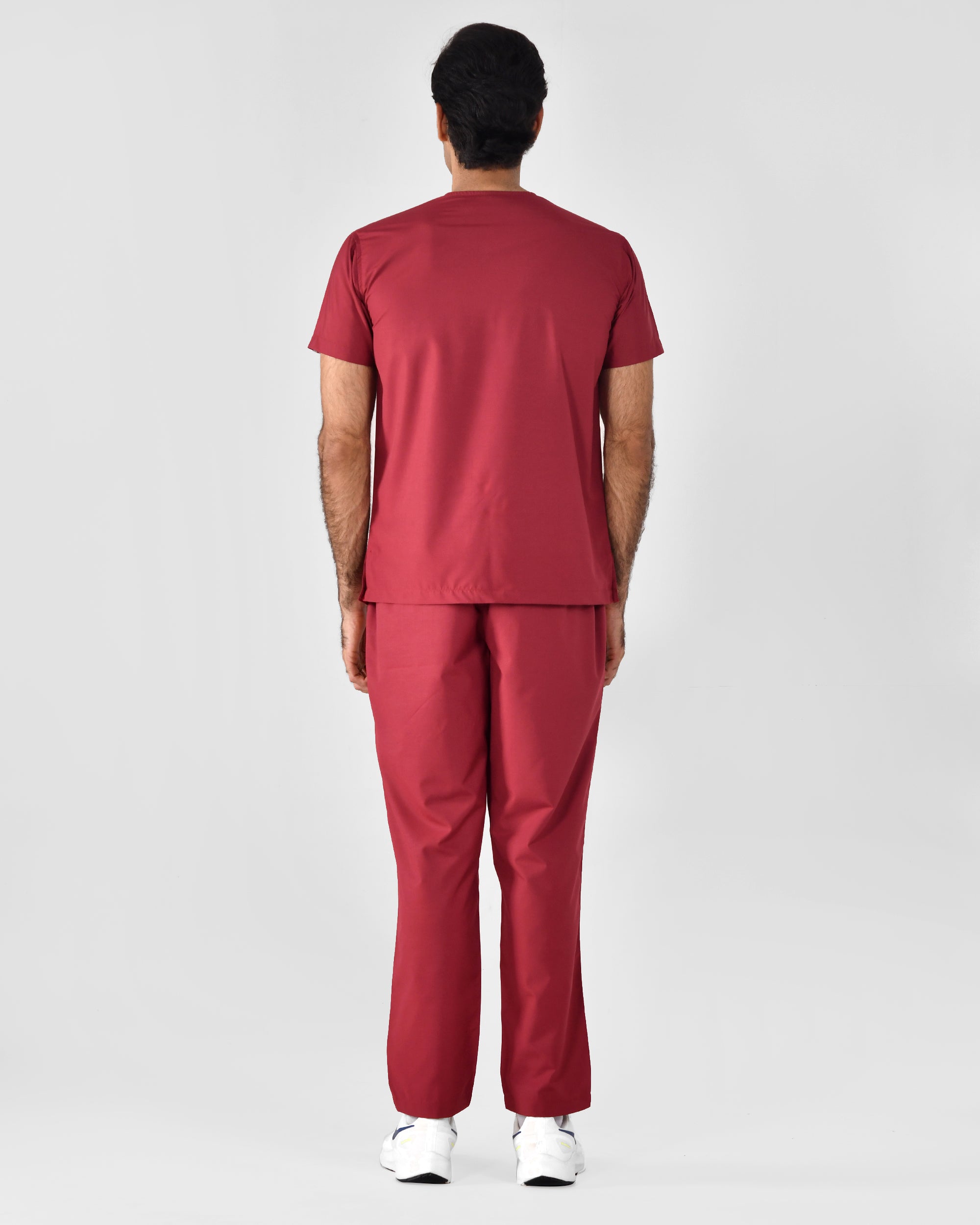 Men's Stand Collar Lycra Scrub
