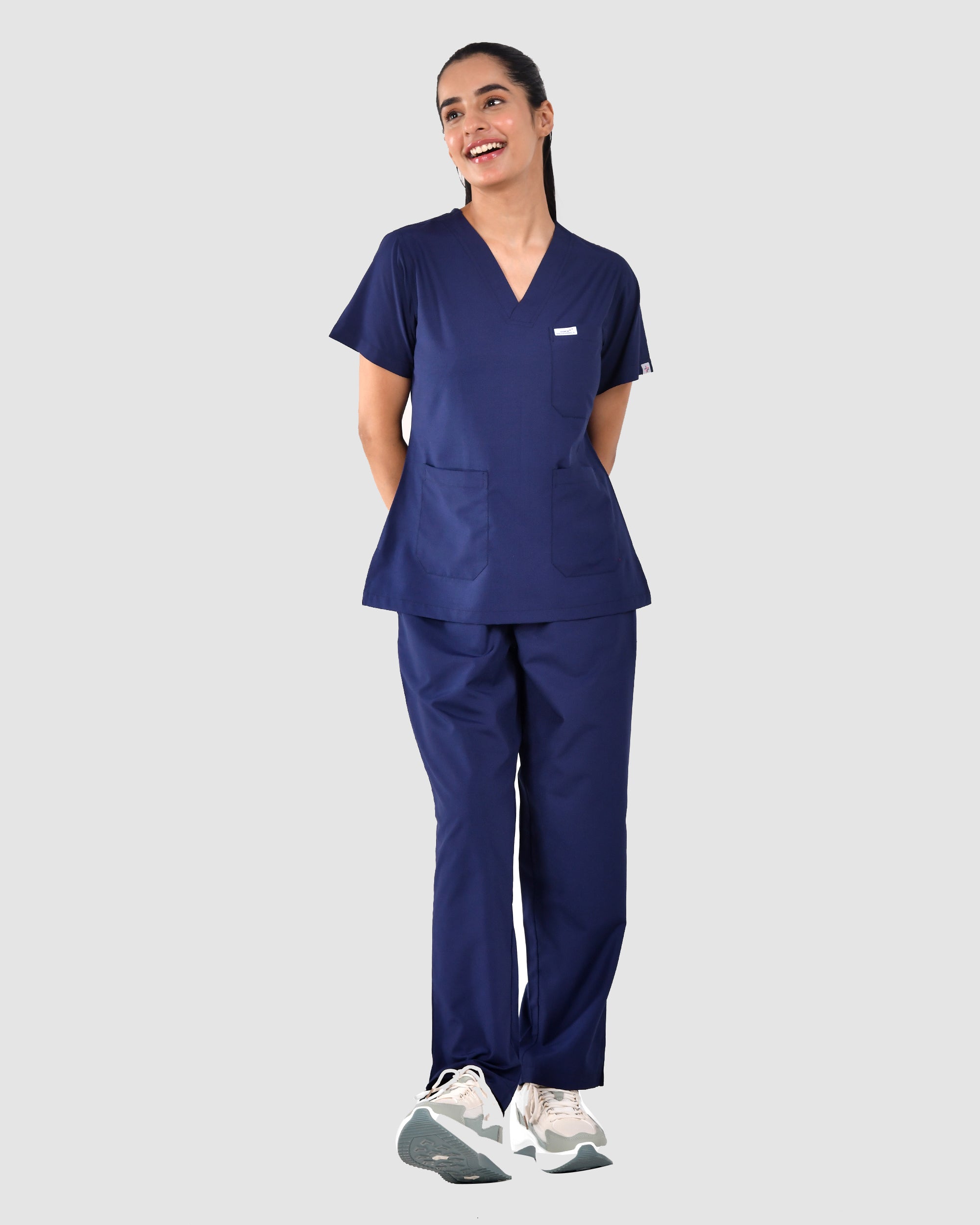 Women's V-Neck PV (poly-viscose) Scrub
