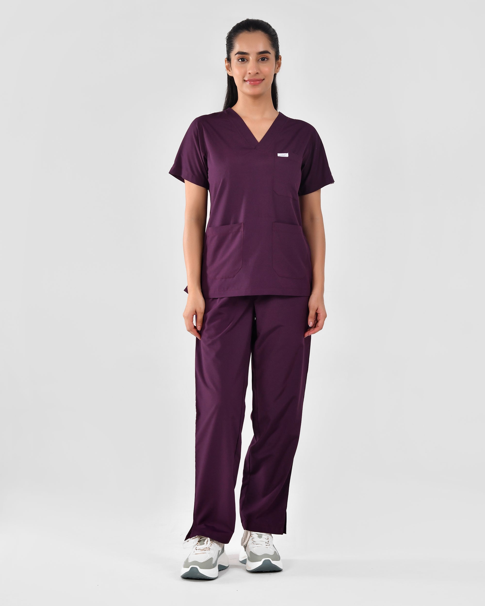 Women's V-Neck PV (poly-viscose) Scrub