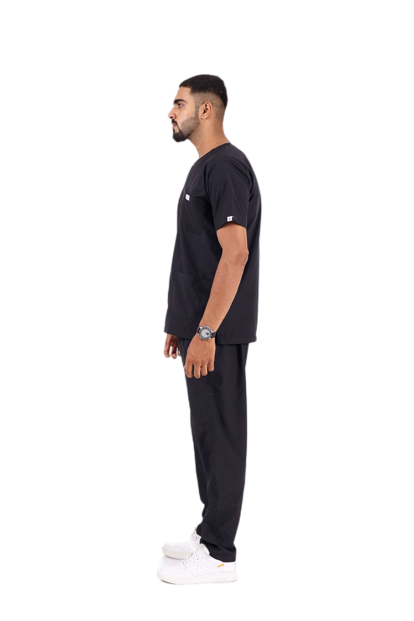 POLARIS MEDIFABRICS Men's 5-Pockets Poly-Viscose Scrub Suit