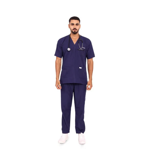 POLARIS MEDIFABRICS Men's 5-Pockets Poly-Viscose Scrub Suit